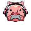 Kawaii Blobfish Gaming Gamer Girl