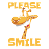 Giraffe Funny Just Smile