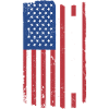 Alaskan Malamute Us Flag
