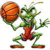 Sauterelle de basket-ball