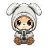 Bunny Winter Animal Cute Comic