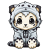 Schneeleopard Winter leopard Tier