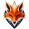 Fox logo, fox head