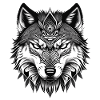 wolf head 2