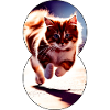 Running cat 8