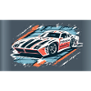Racecar White-Red