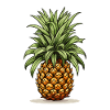 Ananas - illustration