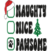Naughty Nice Pawsome