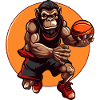 Basketballer Chimpanzee