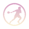 Squashspieler Squash Schläger