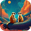 Cute meerkats