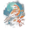 Majestic Bird Illustration Bird Lover