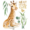 Girafe comique, dicton amusant