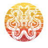 Octopus Octopus, Squid with Sunset