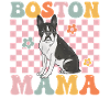Groovy Boston Terrier Mom