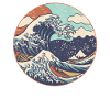 Kanagawa Japanese The great wave