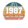 Birthday - Limited Edition July 1987