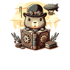 Kawaii Steampunk Capybara Fantasy Capybara Lover