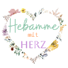 HEBAMME MIT HERZ ! Blumen-Herz