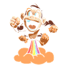 Monkey Funny Rainbow Fart
