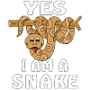 YES I AM A SNAKE