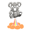 Koalabär Lustig Regenbogenfurz