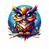 Polygon Owl Geometric