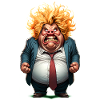 Angry Citizen Caricature