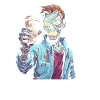 Coffee Cafe Halloween Zombie
