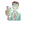 Café Café Halloween Zombie