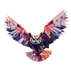 GEOMETRIC OWL, ABSTRACT OWL ART