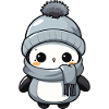Penguin Winter Animal Cute Comic