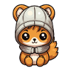 Squirrel Winter Animal Cute Comic