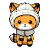 Fox Winter Animal Cute Comic