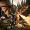 Fire Breathing Bunny Dragon #16