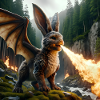 Fire Breathing Bunny Dragon #13