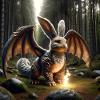 Fire Breathing Bunny Dragon #15
