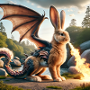 Fire Breathing Bunny Dragon #07