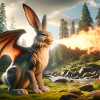 Fire Breathing Bunny Dragon #08