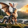Fire Breathing Bunny Dragon #05