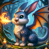 Fire Breathing Bunny Dragon #02