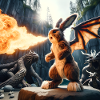 Fire Breathing Bunny Dragon #10