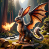 Fire Breathing Bunny Dragon #11