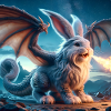 Fire Breathing Bunny Dragon #04