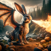 Fire Breathing Bunny Dragon #14
