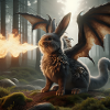 Fire Breathing Bunny Dragon #06