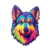 Kroatisk hyrdehund race tegneserie Kawaii Illustr