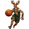 Cerf de basket-ball