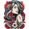 Femme-fleur
