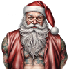 Weihnachtsmanntattoo